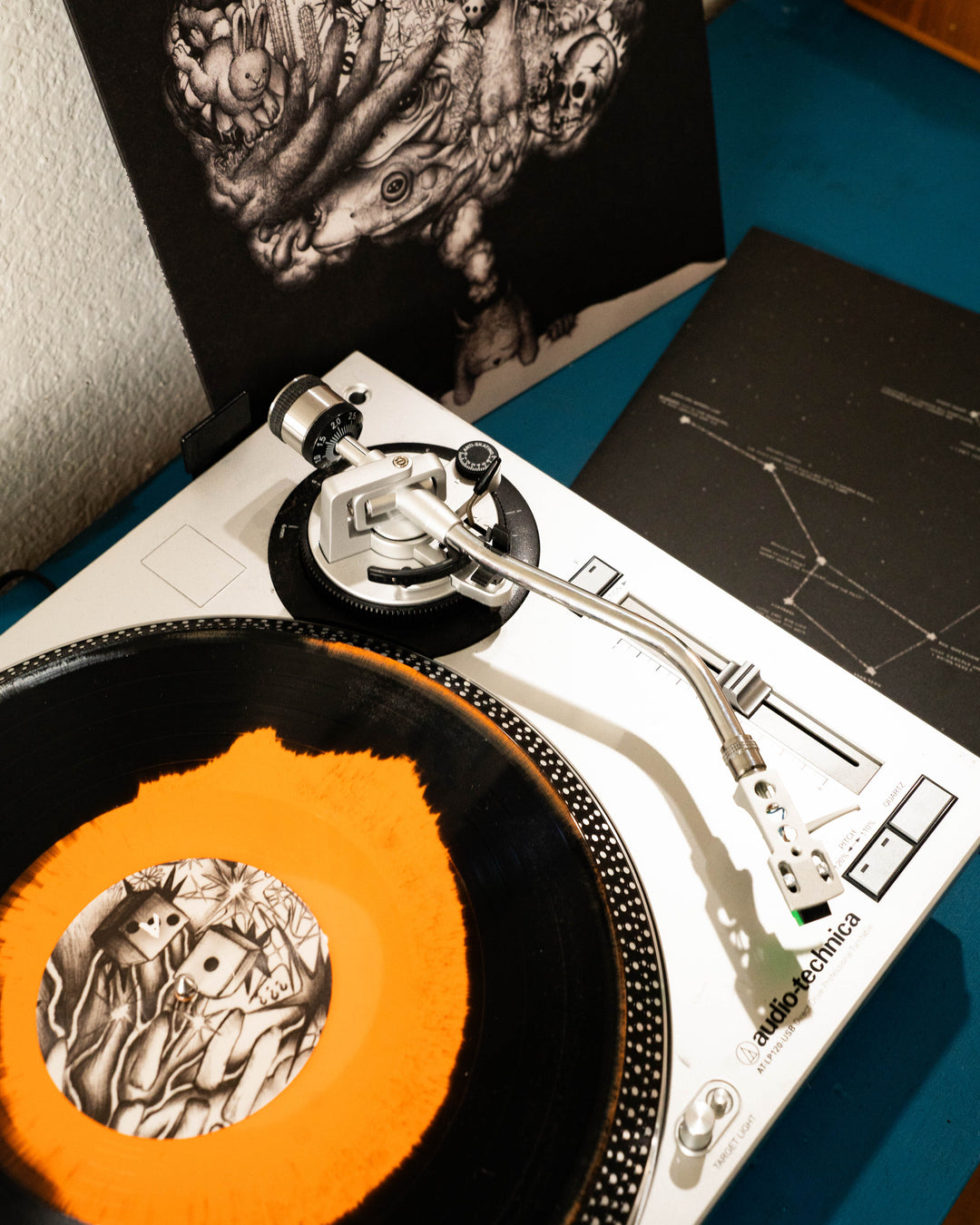 Modern Color - There Goes The Dream - Orange/Black/White A-side B